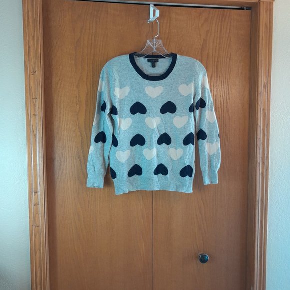 J. Crew Angora Heart Breaker Crewneck size S - Picture 4 of 5